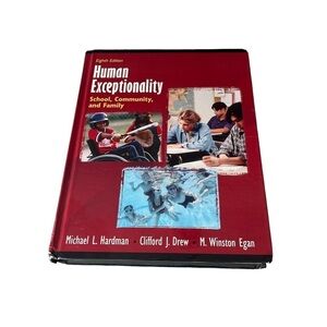 Human Exceptionality School Community Family Eighth Edition Hardman Drew Egan